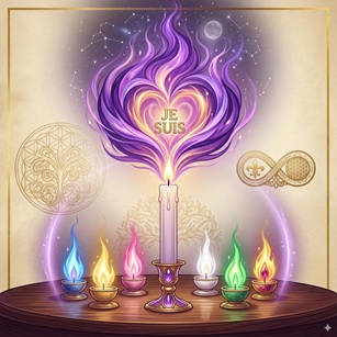 Flamme violette de Saint Germain