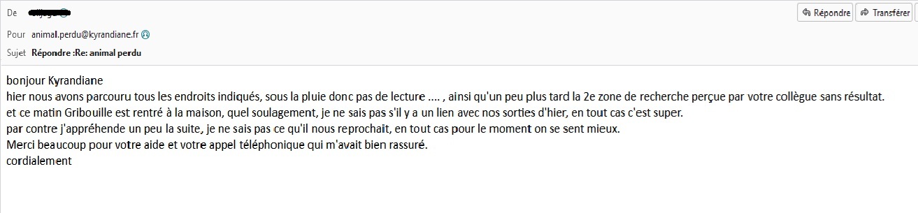 chat localisé par Kyrandiane