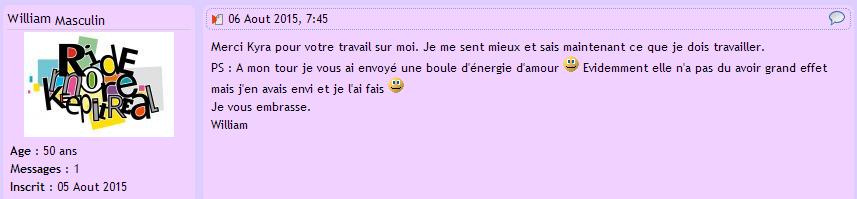 William merci consultation reiki